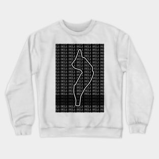 Imola - F1 Circuit - Black and White Crewneck Sweatshirt